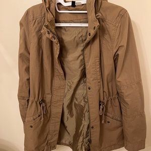 H&M Size 8 Hooded Utility Jacket